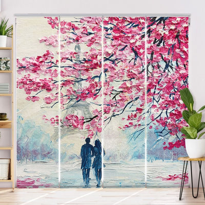 Schiebegardine Motiv 'Verliebt In Paris' - La-Melle