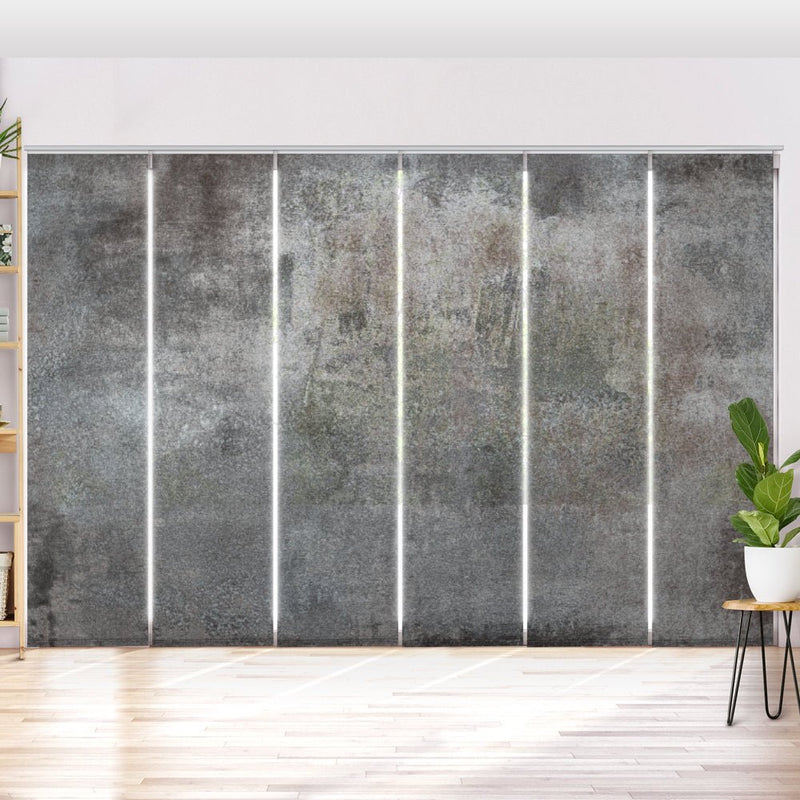 Schiebegardine Motiv Betonoptik