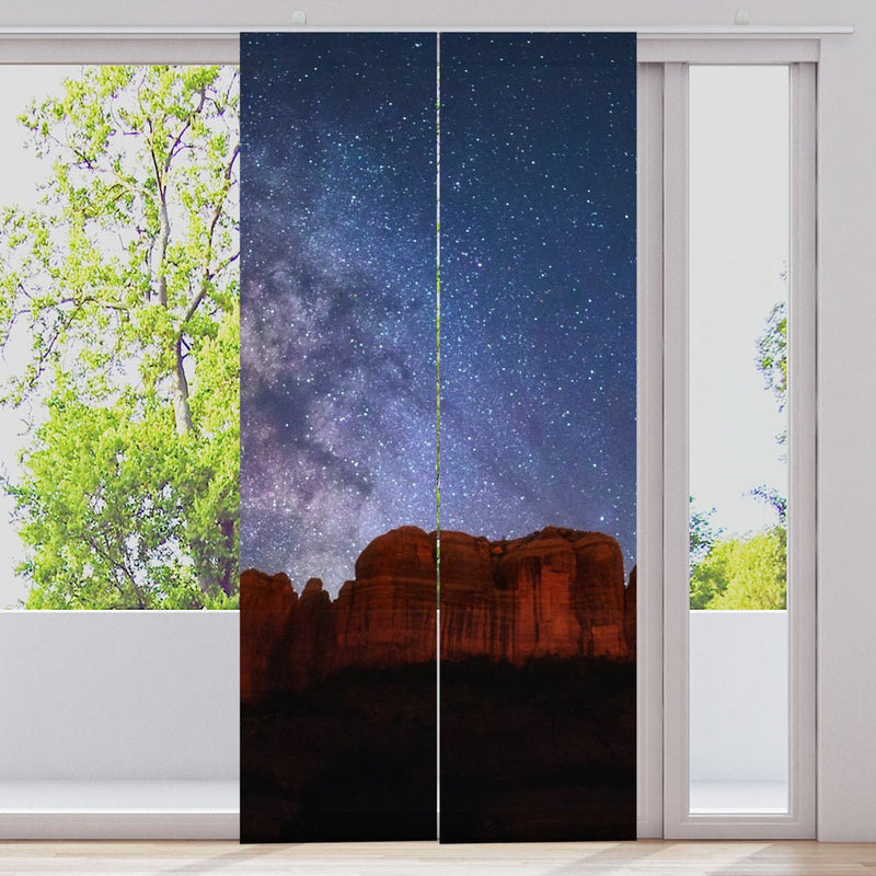 Schiebegardine Motiv "Arizona Milchstrasse Himmel Nacht" - La-Melle