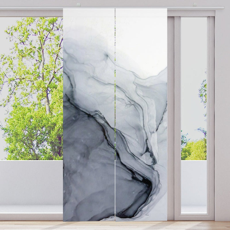 Schiebegardine Motiv "Liquid Öl Malerei" - La-Melle