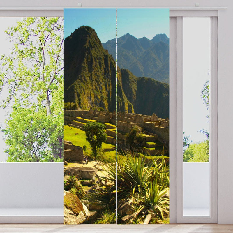 Schiebegardine Motiv "Machu Picchu Peru" - La-Melle