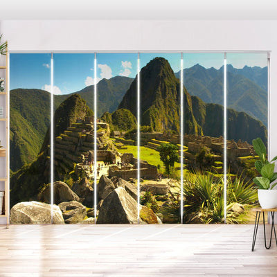 Schiebegardine Motiv Machu Picchu Peru - La-Melle