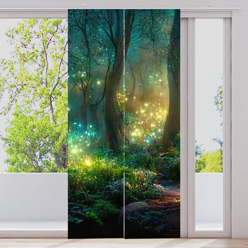 Schiebegardine Motiv "Märchenwald Fantasie" - La-Melle