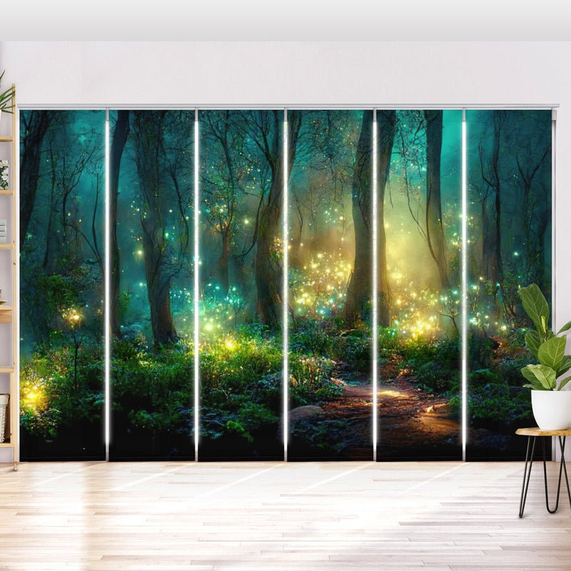 Schiebegardine Motiv "Märchenwald Fantasie" - La-Melle