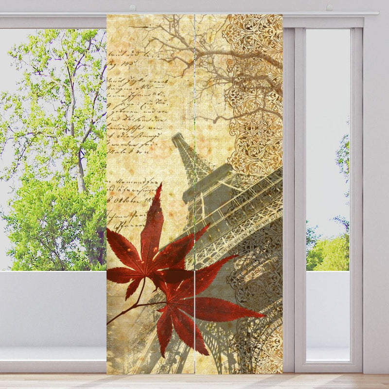 Schiebegardine Motiv "Paris sepia" - La-Melle