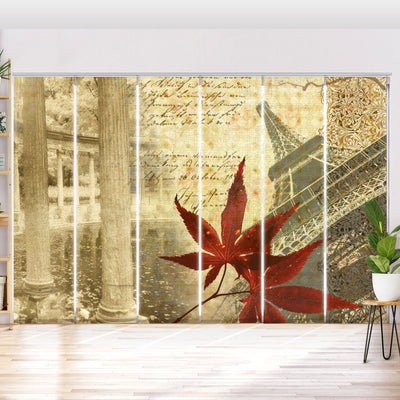 Schiebegardine Motiv Paris sepia - La-Melle