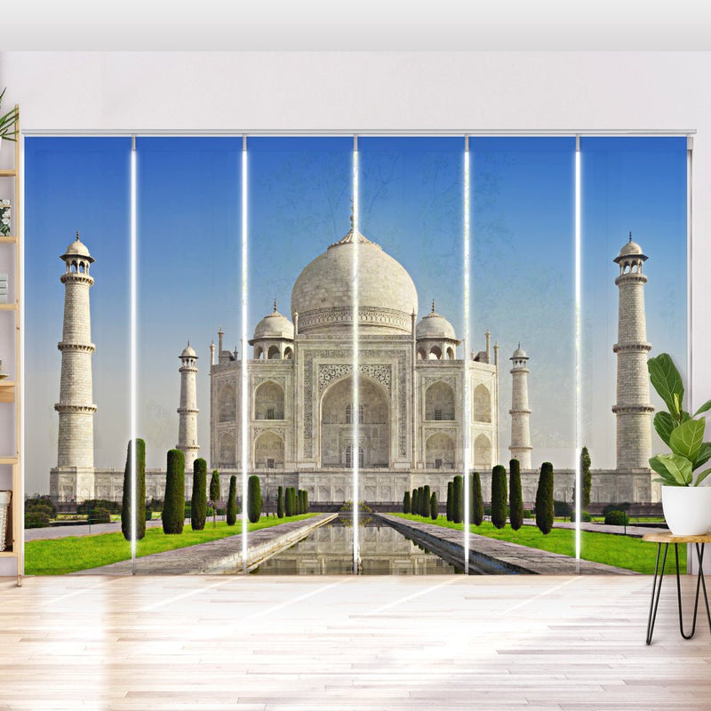 Schiebegardine Motiv "Taj Mahal Indien" - La-Melle