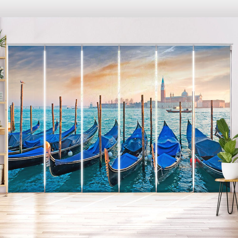 Schiebegardine Motiv "Venegid Canale Grande" - La-Melle