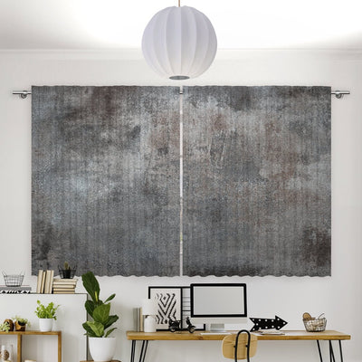 Vorhang Motiv Betonoptik - La-Melle