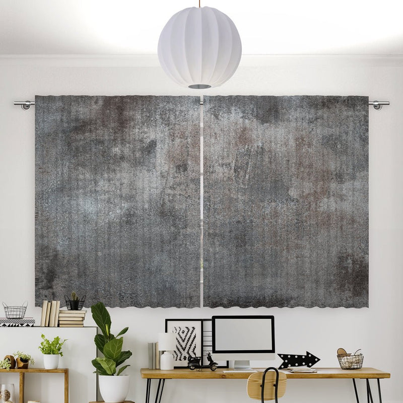 Vorhang Motiv Betonoptik