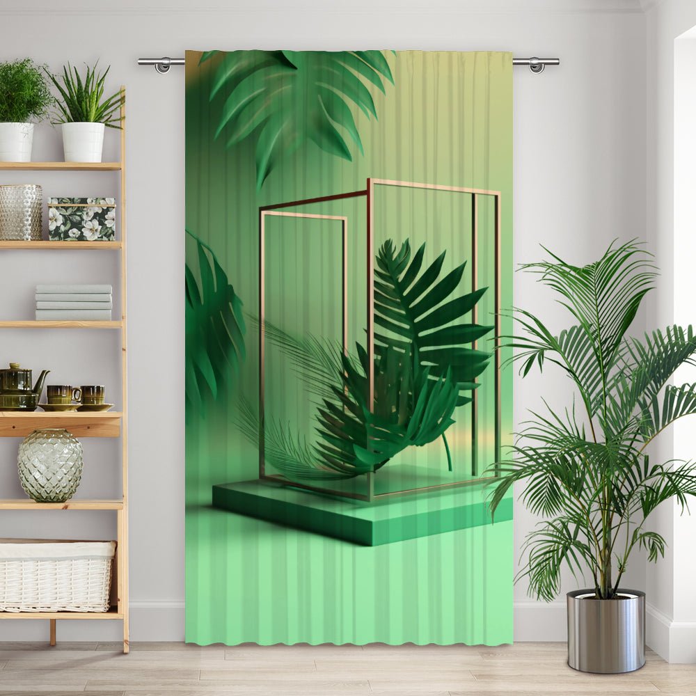 Vorhang Motiv "Palme art frame" - La-Melle