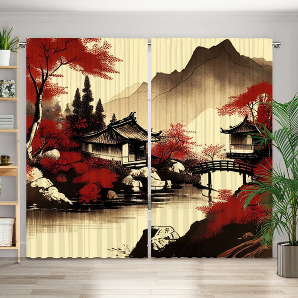 Vorhang Motiv "China landschaft"