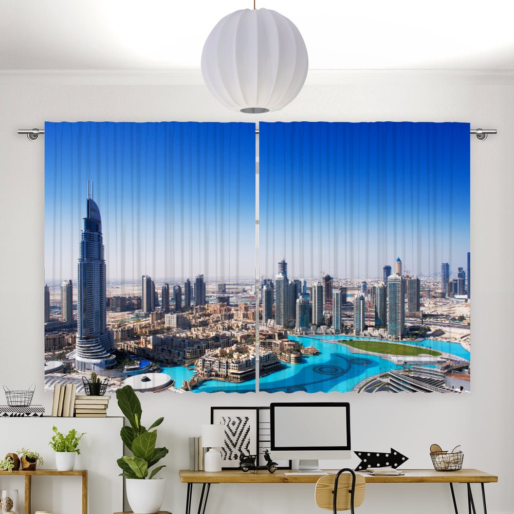 Vorhang Motiv "Dubai Skyline" - La-Melle