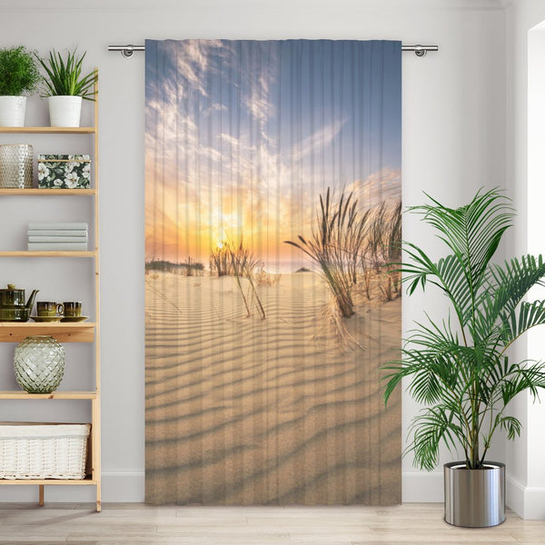 Vorhang Motiv "Düne Strand Meer"