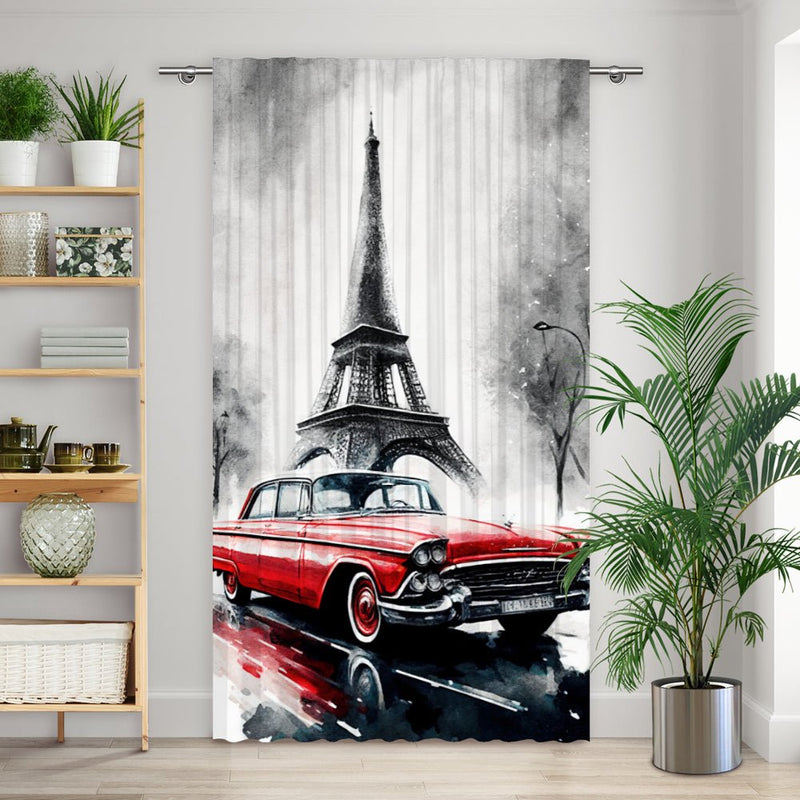 Vorhang Motiv "Eiffelturm vintage" - La-Melle