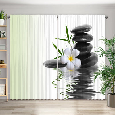 Vorhang Motiv Frangipani - La-Melle