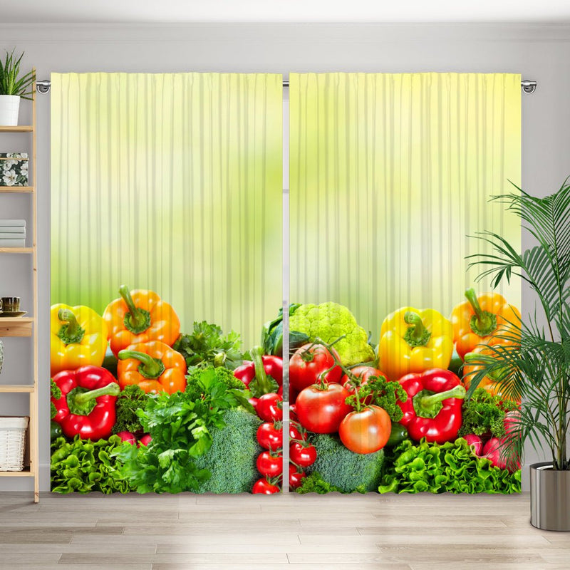 Vorhang Motiv "Gemüse Stillleben" - La-Melle