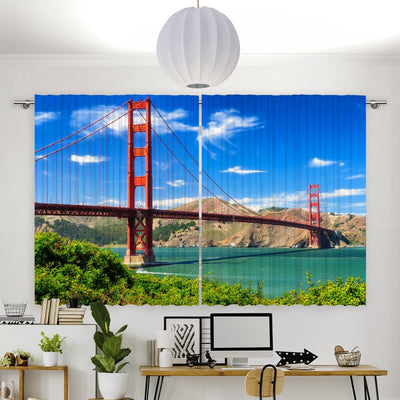 Vorhang Motiv Golden Gate Bride - La-Melle