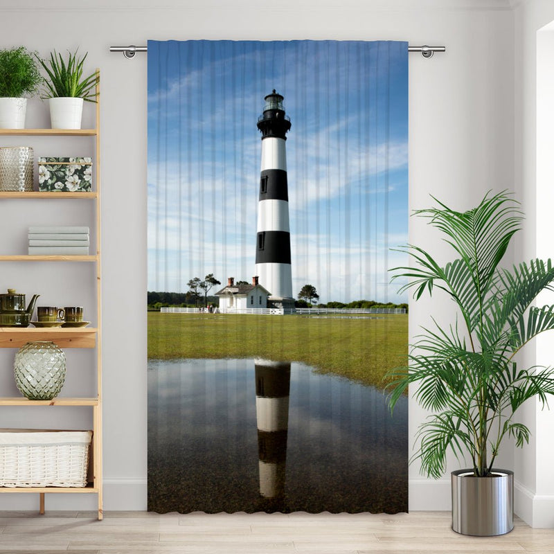 Vorhang Motiv "Leuchtturm Bodie Island" - La-Melle