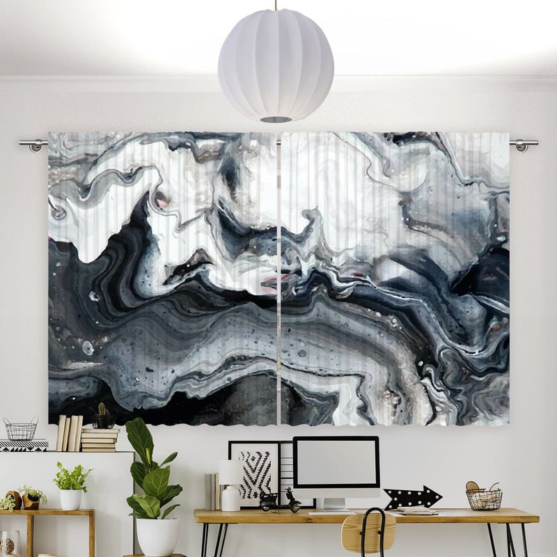 Vorhang Motiv "Fluid verschwommen" - La-Melle