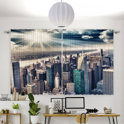 Vorhang Motiv New York Manhatten Hudson - La-Melle