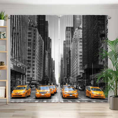 Vorhang Motiv New York Taxi - La-Melle