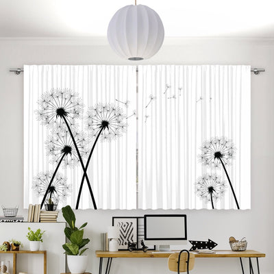 Vorhang Motiv Pusteblume Grafik - La-Melle