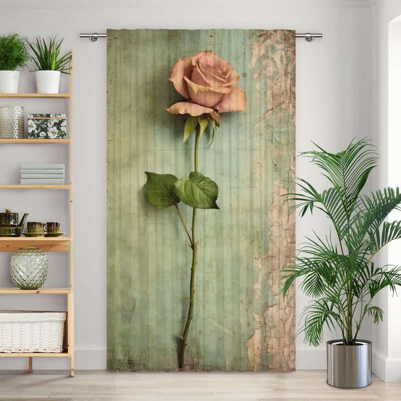 Vorhang Motiv "Rosen old paper" - La-Melle