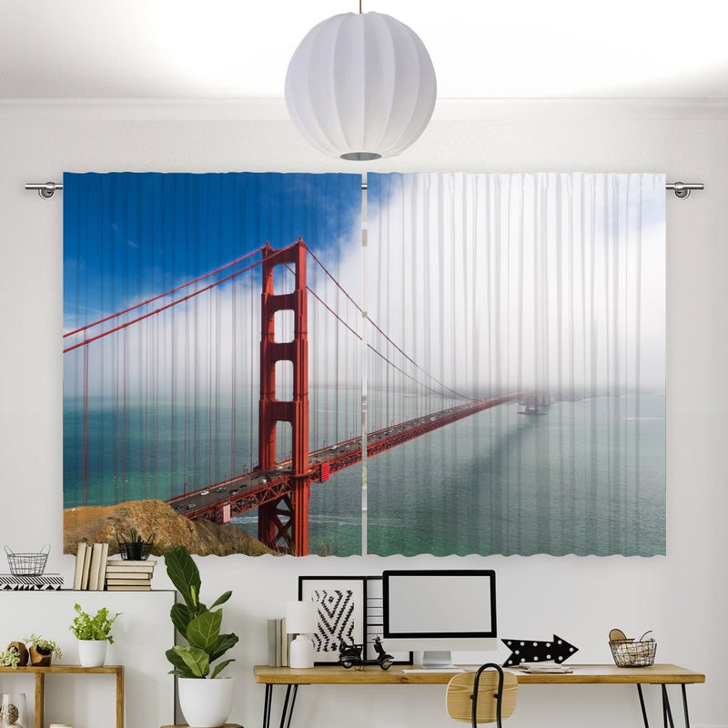 Vorhang Motiv "Golden Gate Bridge San Francisco" - La-Melle