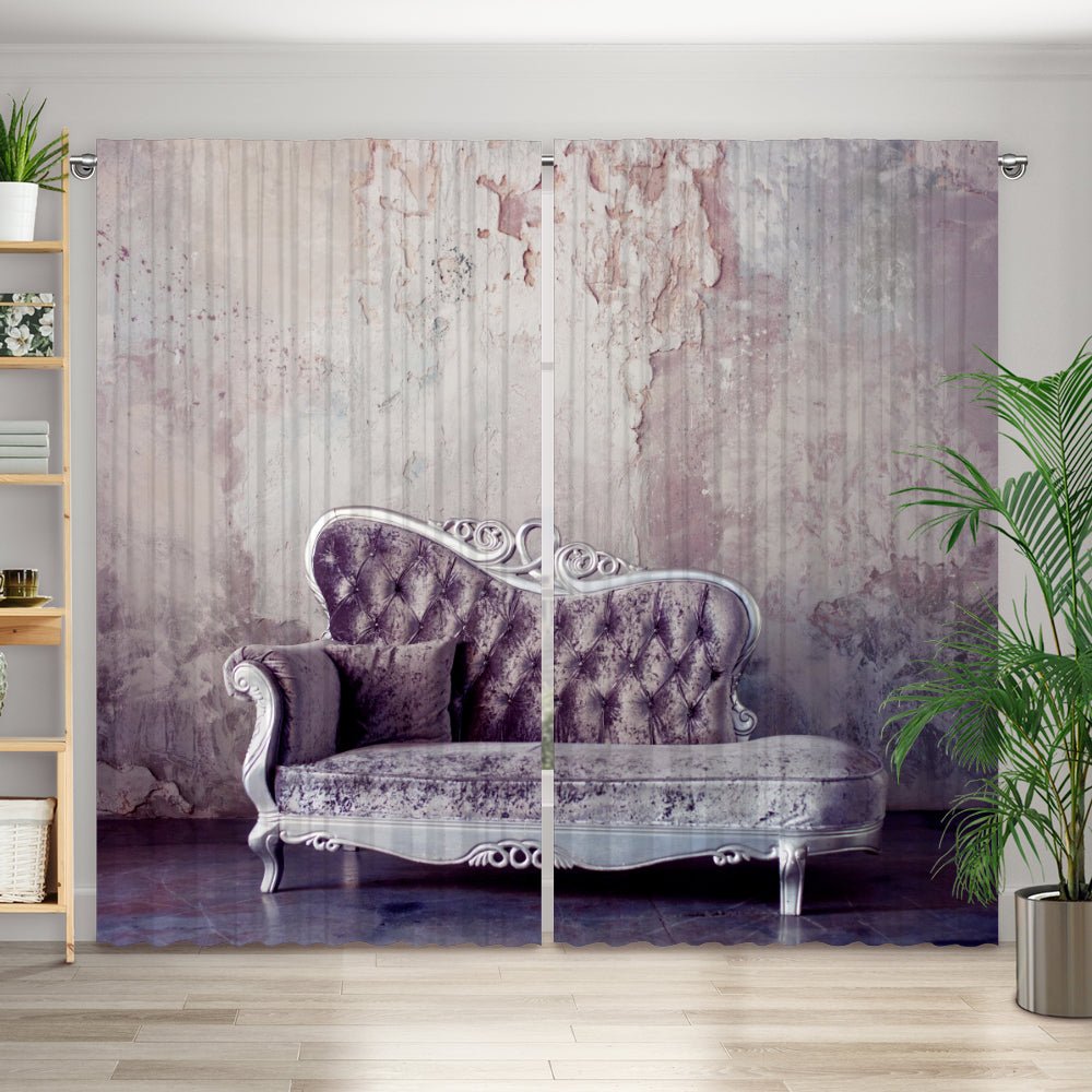 Vorhang Motiv "Sofa grunge shabby chic" - La-Melle