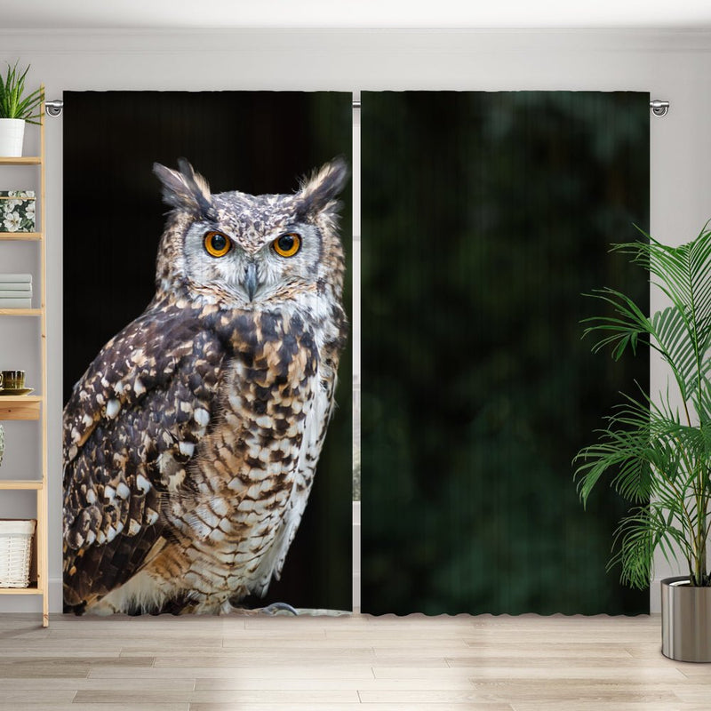 Vorhang Motiv "Wald Eule" - La-Melle